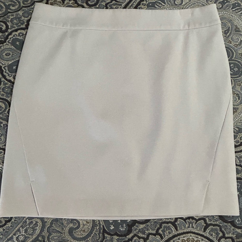 WHBM Elegant Cream Skirt